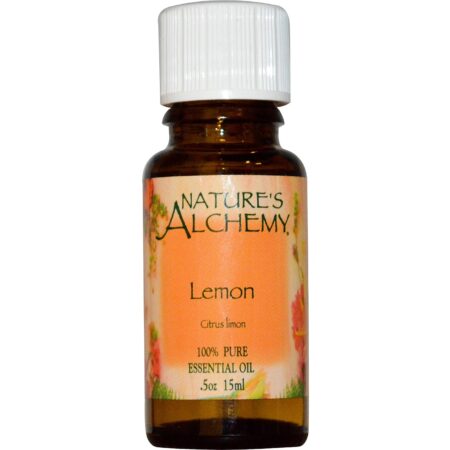 Nature's Alchemy, Óleo Essencial de Limão - 15mL (0,5 fl oz)