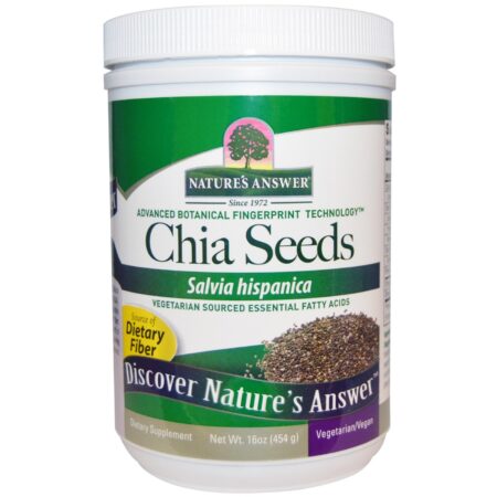 Nature's Answer, Sementes de Chia - 454 g