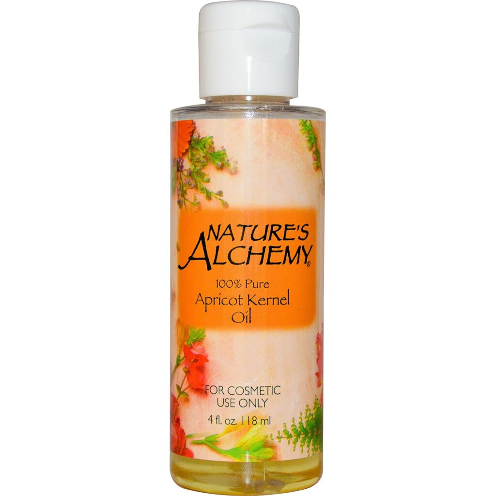 Nature's Alchemy Óleo de Semente de Damasco Puro 118ml (4 fl oz) - Hidratação Profunda para Pele e Cabelos