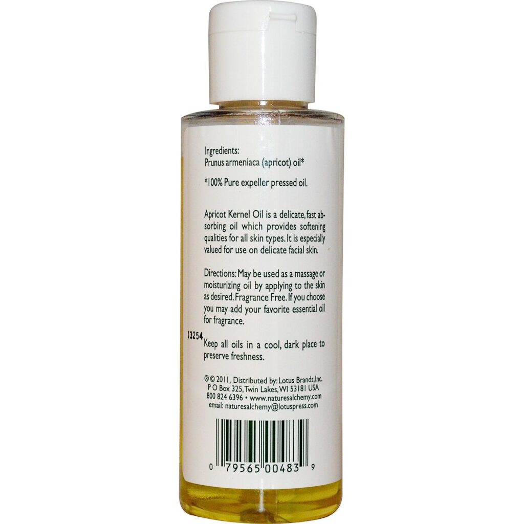 Nature's Alchemy Óleo de Semente de Damasco Puro 118ml (4 fl oz) - Hidratação Profunda para Pele e Cabelos - Imagem 2