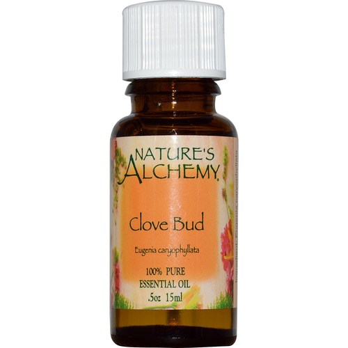 Nature's Alchemy Óleo Essencial de Cravo-da-índia 15mL - 100% Puro e Natural