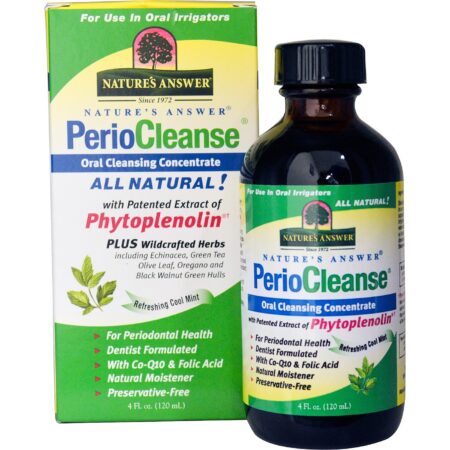 Nature's Answer, PerioCleanse® Concentrado de Limpeza Oral - 4 fl oz (120mL)