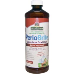 Nature's Answer PerioBrite: Enxaguante Bucal Natural 480ml - Frescor e Saúde Oral