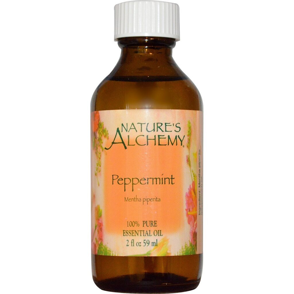 Nature's Alchemy Hortelã-pimenta 60ml (2 OZ) - Puro Óleo Essencial para Bem-Estar