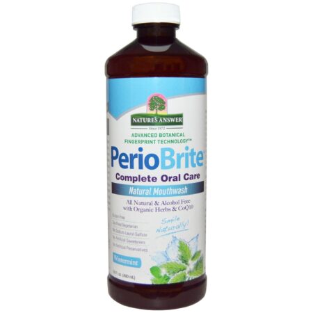 Nature's Answer, PerioWash® Enxaguante Bucal Natural - 480 ml (16 fl oz)