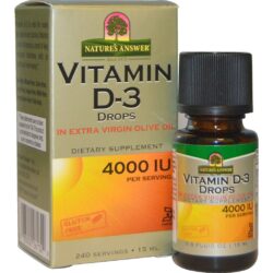Nature's Answer Vitamina D3 4000 UI Gotas - 15 ml: Imunidade e Saúde Óssea no Brasil