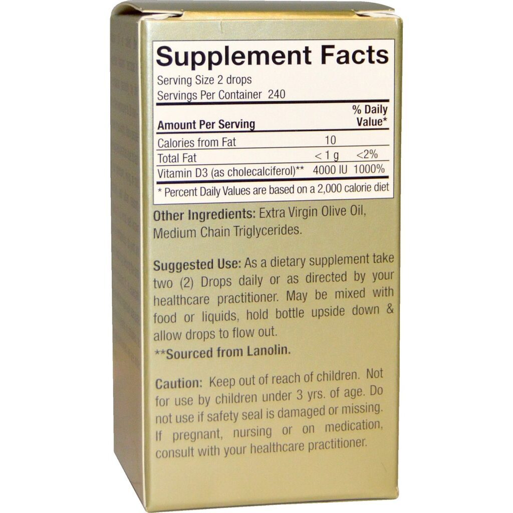 Nature's Answer Vitamina D3 4000 UI Gotas - 15 ml: Imunidade e Saúde Óssea no Brasil - Imagem 2