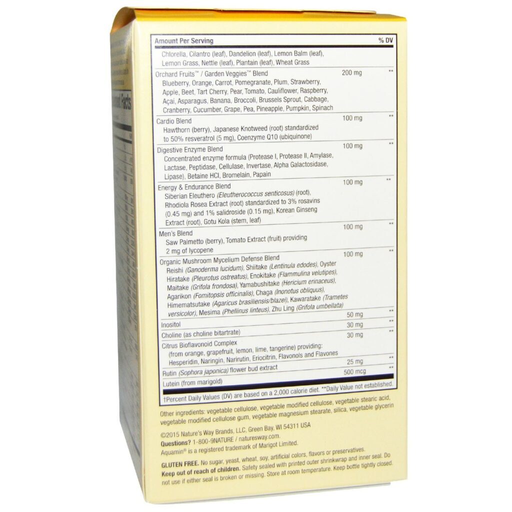 Nature's Way Alive! Multivitamínico Completo para Homens - 90 Tabletes Essenciais - Imagem 3