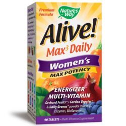 Nature's Way Alive Multivitamínico Energizador para Mulheres - 90 Tabletes
