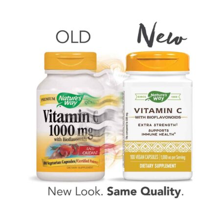 Nature's Way, Vitamina C 1000 com Bioflavonóides - 100 Cápsulas - Image 2