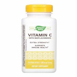 Nature's Way Vitamina C 1000mg com Bioflavonóides - 250 Cápsulas: Imunidade e Vitalidade