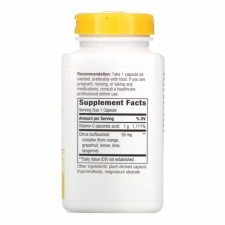 Nature's Way Vitamina C 1000mg com Bioflavonóides - 250 Cápsulas: Imunidade e Vitalidade - Imagem 2