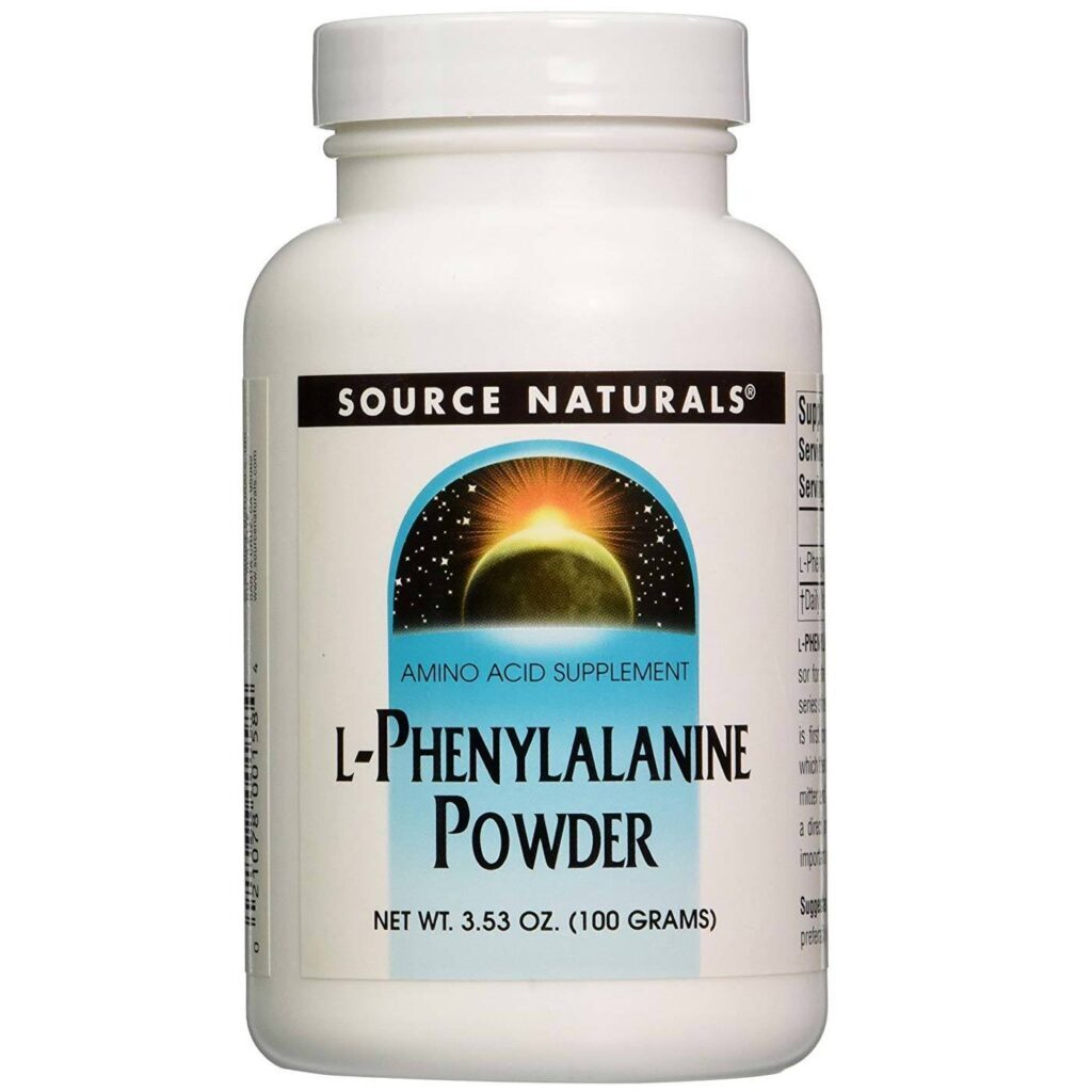 L-Fenilalanina em Pó Source Naturals 100g: Mais Energia e Foco Mental