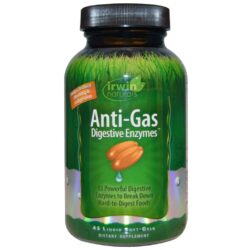 Irwin Naturals Anti-Gas™ Enzimas Digestivas - Alívio Rápido 45 Cápsulas