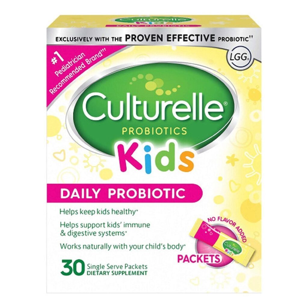 Culturelle Probióticos para Crianças 30 Pacotes - Saúde Intestinal Infantil