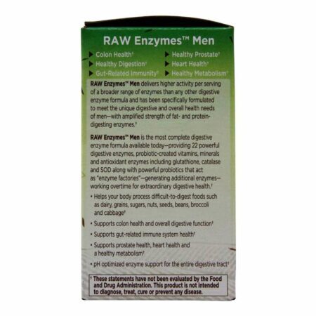 Garden of Life RAW Enzimas™ Homens - 90 Cápsulas Vegetarianas: Suporte Digestivo Premium no Brasil - Imagem 4