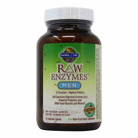 Garden of Life, RAW Enzimas™ Homens - 90 Cápsulas Vegetarianas - Image 5