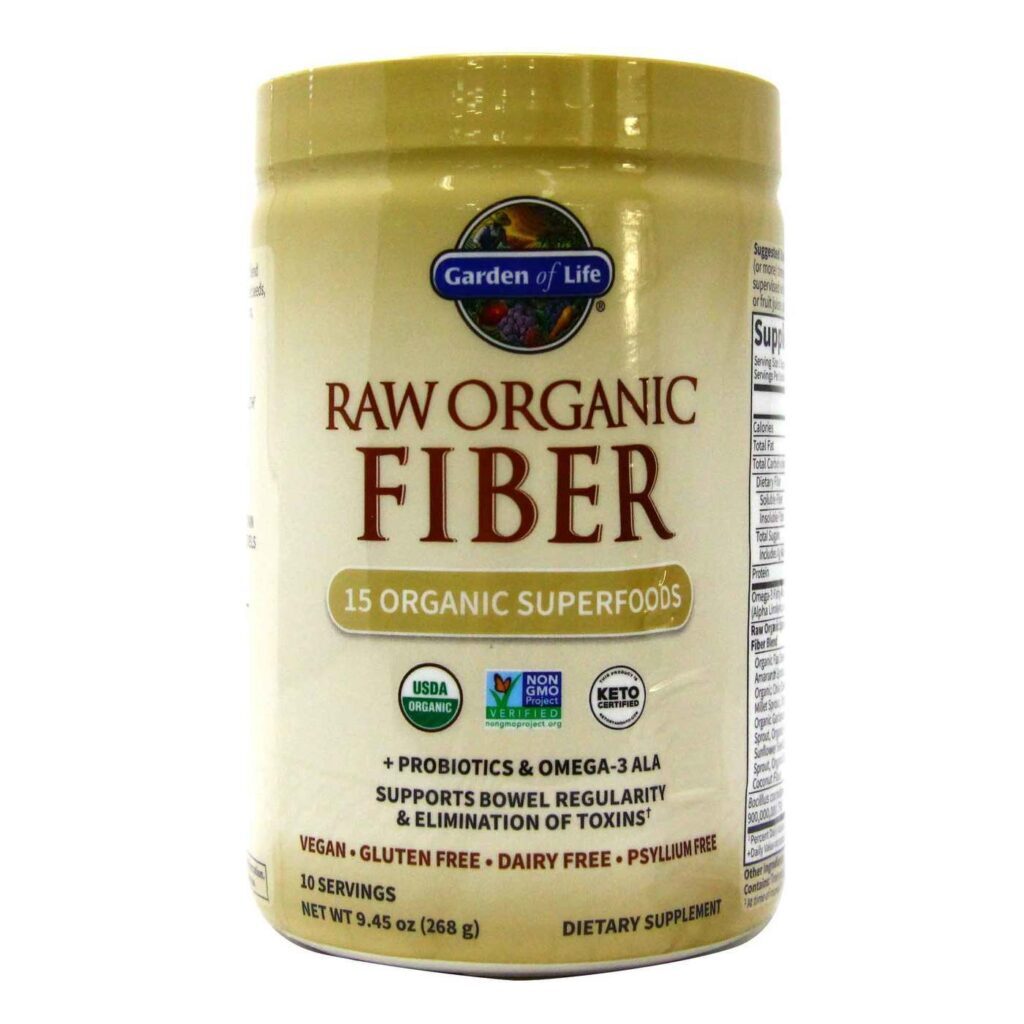 Garden of Life Fibra Crua - 200g: Saúde Digestiva e Bem-Estar