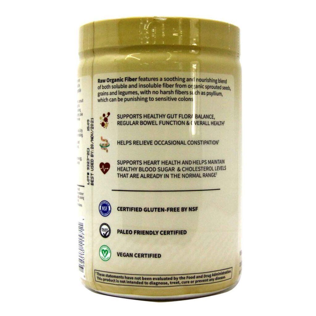 Garden of Life Fibra Crua - 200g: Saúde Digestiva e Bem-Estar - Imagem 4