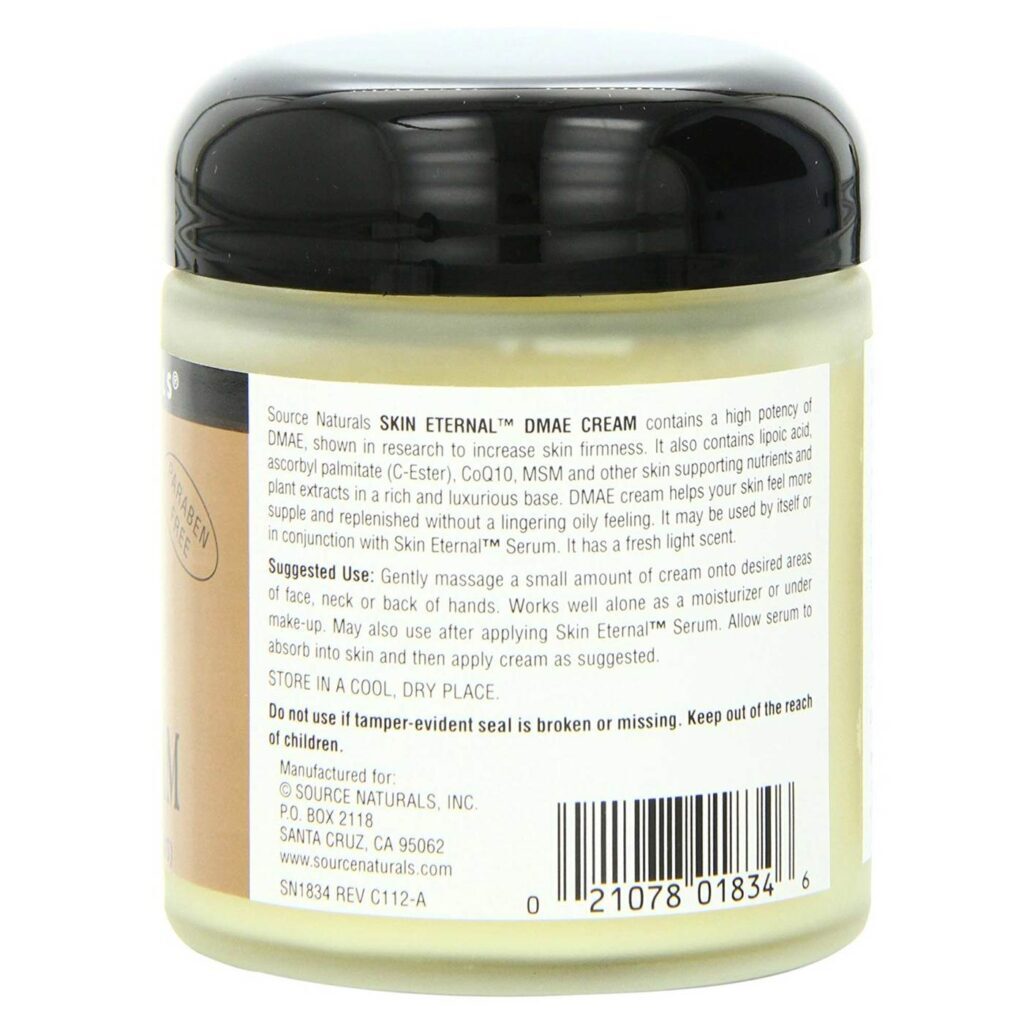 Source Naturals Skin Eternal Creme DMAE 113g - Rejuvenescimento e Firmeza da Pele - Imagem 3
