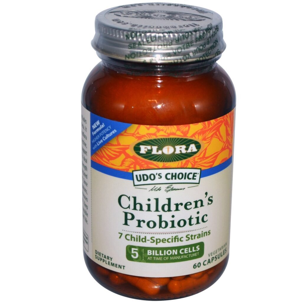 Flora Probiótico Infantil 60 Cápsulas Vegetarianas - Saúde Intestinal Completa