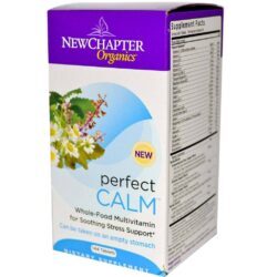 New Chapter Perfeito Calm 72 Tabletes: Alívio Natural para o Estresse e Ansiedade