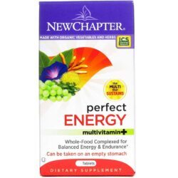 New Chapter Perfeito Energia 36 Tabletes: Vitalidade e Foco Natural para Brasileiros