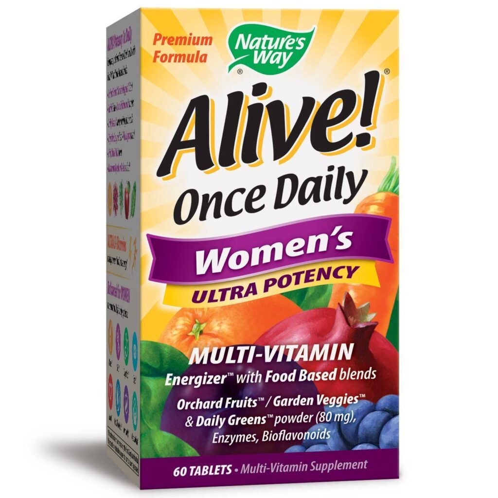 Nature's Way Alive! Multivitamínico Feminino - 60 tabletes: Energia e Bem-Estar Completo