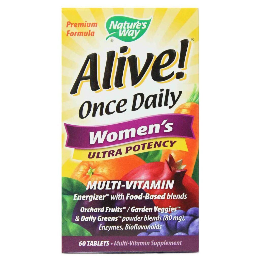 Nature's Way Alive! Multivitamínico Feminino - 60 tabletes: Energia e Bem-Estar Completo - Imagem 2
