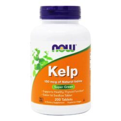 Now Foods Kelp 150 mcg Iodo Natural - 200 Tabletes: Saúde da Tireoide e Bem-Estar