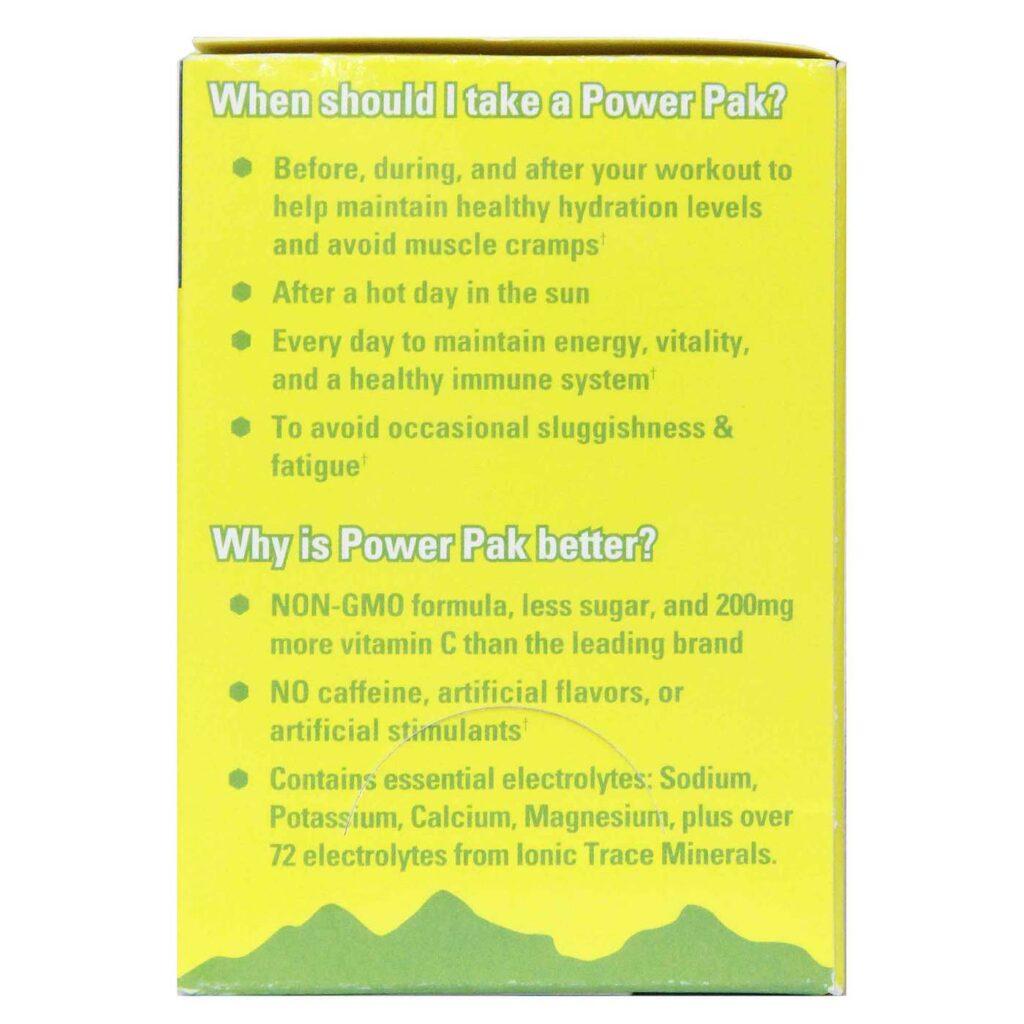 Trace Minerals Research Eletrólito Stamina Power Pak Limão Lima 32 Pacotes de 8,9 g - Imagem 3