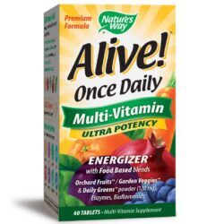 Nature's Way Alive! Once Daily Multivitamínico 60 Cápsulas - Energia e Saúde Diária