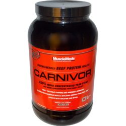 Carnivor MuscleMeds Chocolate 1.044g - Whey Protein Isolado e Hidrolisado