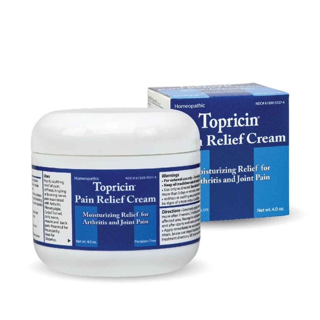 Topricin® Creme Para Alívio da Dor nos Pés - 113.4g (4 oz) | Alívio Rápido e Eficaz - Imagem 2