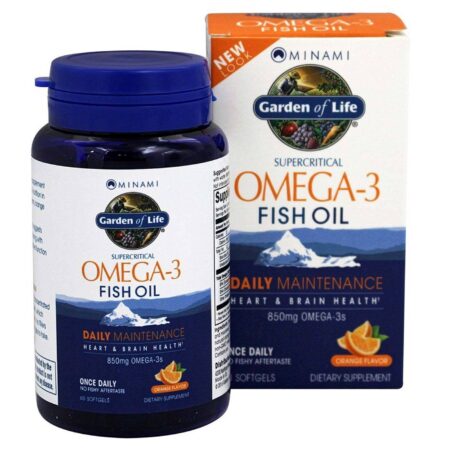 Minami Nutrition,Ômega-3 Óleo de Peixe, Laranja - 60 Cápsulas