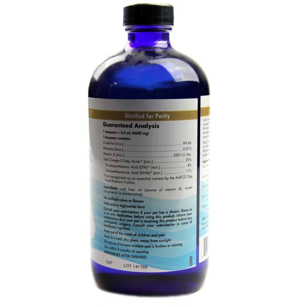 Nordic Naturals Óleo de Fígado de Bacalhau para Cães e Gatos 473 mL | Saúde e Pelagem Brilhante - Imagem 2
