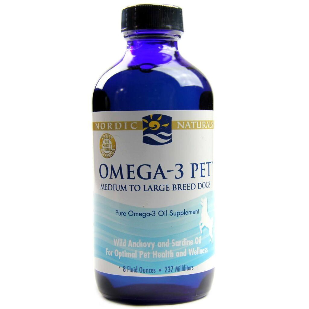 Nordic Naturals Omega 3 Pet™ para Cães de Raças Médias e Grandes - 237 ml