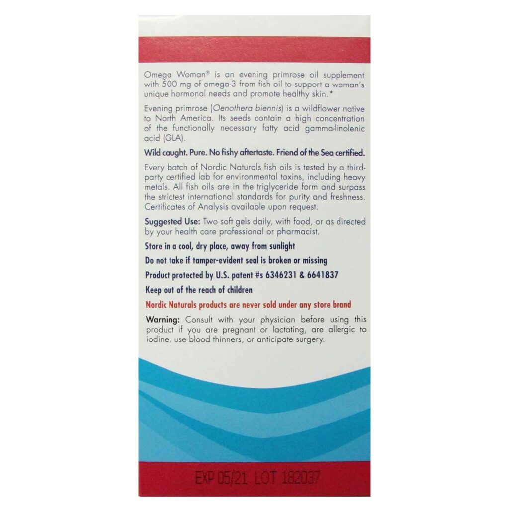 Nordic Naturals Omega para Mulheres - 120 Cápsulas Gel: Saúde Hormonal e Bem-Estar - Imagem 5
