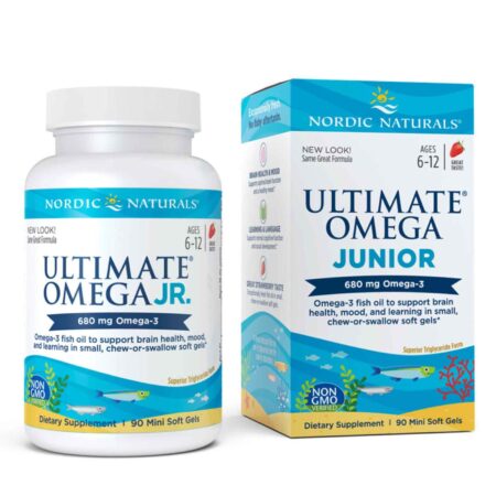 Nordic Naturals, Ultimate® Ômega Jr. Morango - 90 Mini ​​Cápsulas em Gel - Image 2