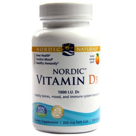 Nordic Naturals, Vitamina D3 - 120 Cápsulas