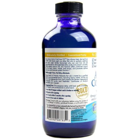 Nordic Naturals, Ártico-D - Óleo de fígado de bacalhau - 237mL - Image 3