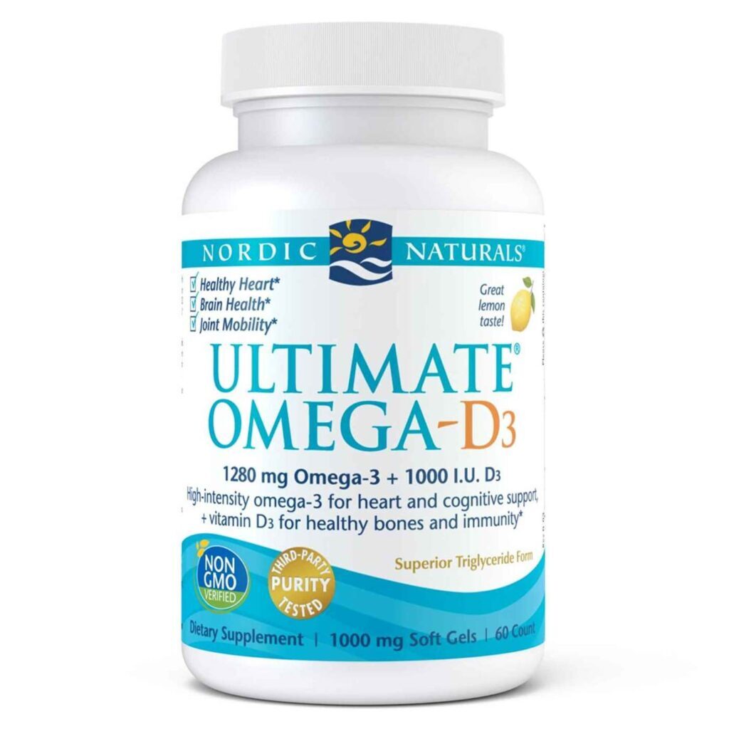 Nordic Naturals Ômega-3 com Vitamina D3 Sabor Limão - 60 Cápsulas Gel - Imagem 4