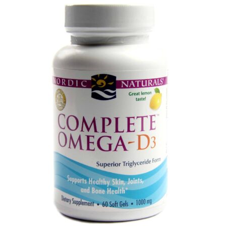 Complete Omega D3 Nordic Naturals Limão 60 Cápsulas em Gel