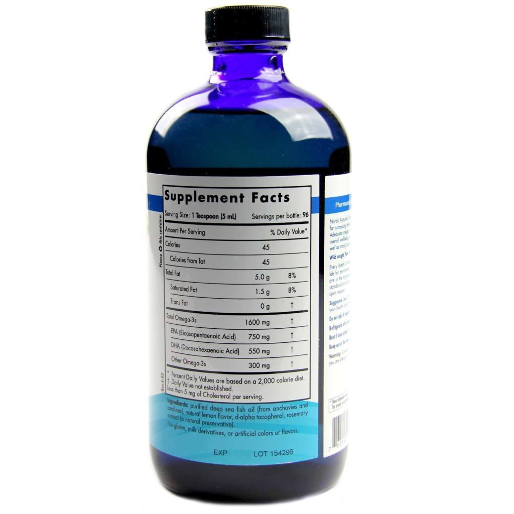 Ômega-3 Líquido 1600mg Nordic Naturals 473ml: Saúde Cardiovascular e Cerebral no Brasil - Imagem 2