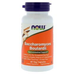 Now Foods Saccharomyces Boulardii – 60 Cápsulas: Saúde Intestinal e Imunidade no Brasil