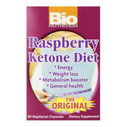 Bio Nutrition Cetona da Framboesa Diet - 60 Cápsulas Vegetarianas para Emagrecimento Natural