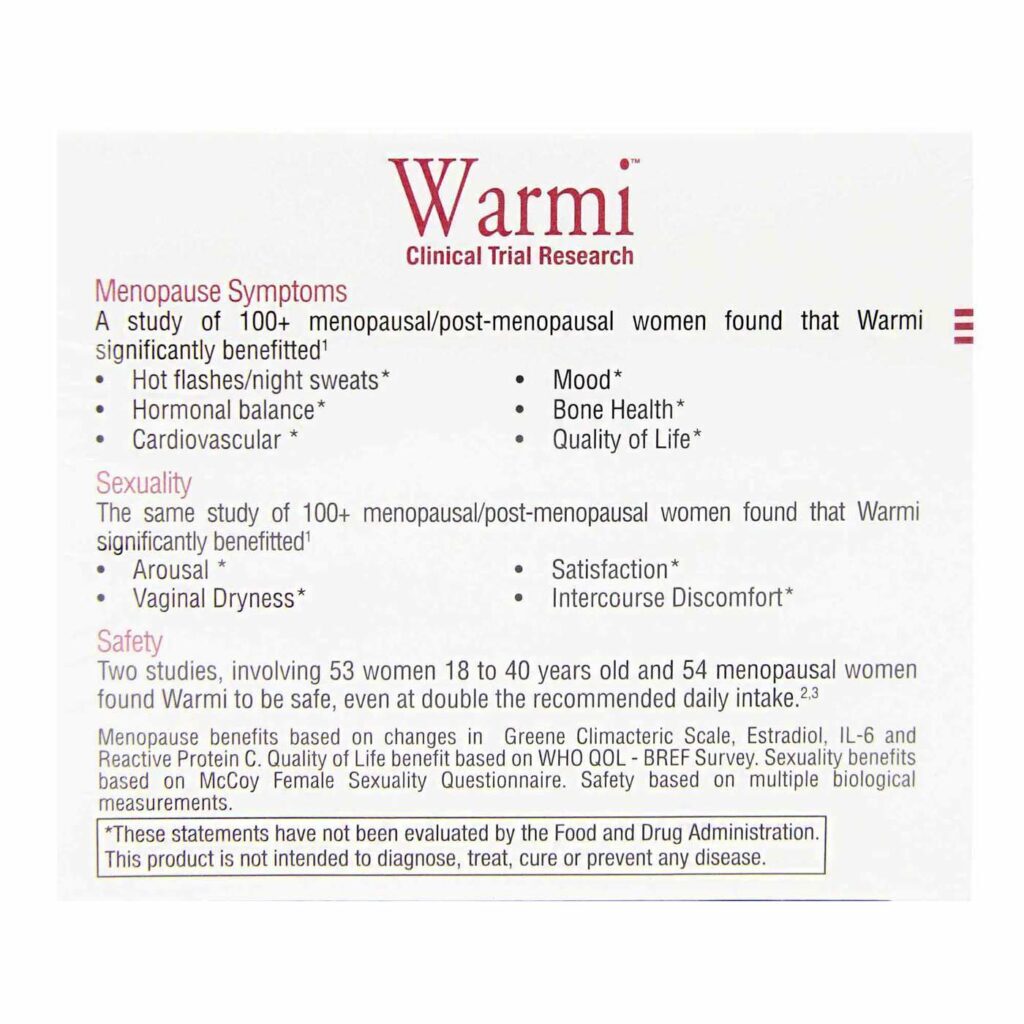 Lane Labs Warmi Alívio Menopausa - 90 Cápsulas: Conforto Natural para a Mulher Brasileira - Imagem 2