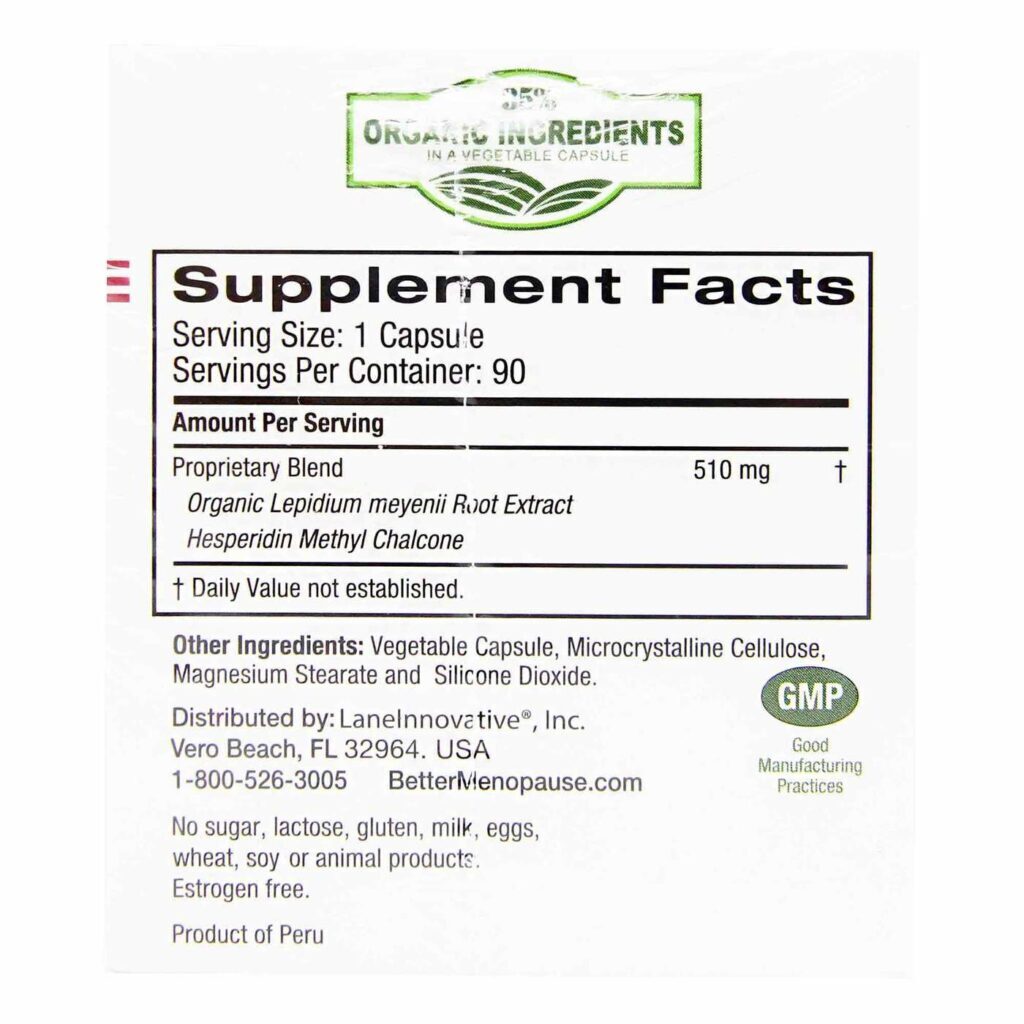 Lane Labs Warmi Alívio Menopausa - 90 Cápsulas: Conforto Natural para a Mulher Brasileira - Imagem 4
