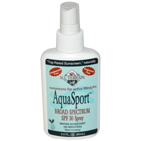 All Terrain, Aqua Sport Filtro Solar - Spray FPS 30 - 90mL