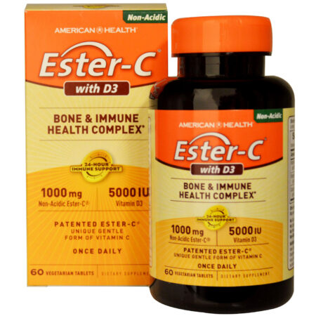 American Health, Vitamina C com D3 Ester-c - 60 Tabletes